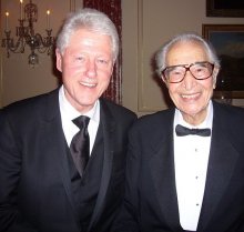 President Clinton and Dave at the Kennedy Awards, December 2009 